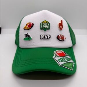 🏈 Kids Trucker Hat Football Theme Jibbitz & Patch